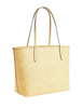 Coach City Tote Bag In Signature Canvas Hay