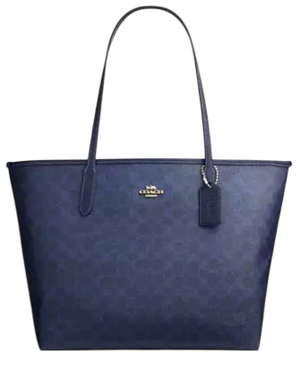 Coach City Tote Bag In Signature Canvas