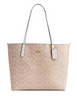 Coach City Tote Bag In Signature Canvas Sand Chalk 