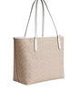 Coach City Tote Bag In Signature Canvas Sand Chalk 