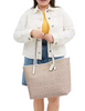Coach City Tote Bag In Signature Canvas Sand Chalk 