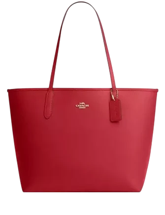 Coach City Tote Bag Poppy