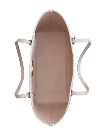 Coach City Tote Bag With Butterfly Print Seashell