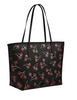 Coach City Tote Bag With Cherry Print Black