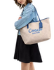 Coach City Tote Bag With Coach Graphic Sand Pacific Bright Mineral