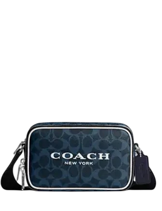 Coach Colton Crossbody Bag 19 In Signature Canvas With Coach Graphic