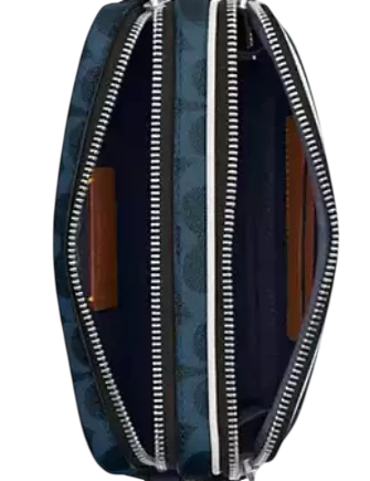 Coach Colton Crossbody Bag 19 In Signature Canvas With Coach Graphic Ink Blue
