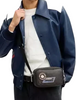 Coach Colton Crossbody Bag 19 In Signature Canvas With Patches Walnut Black