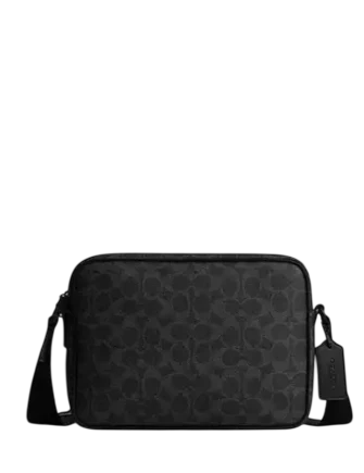 Coach Colton Crossbody Bag 25 In Signature Canvas Black