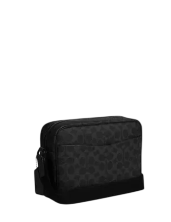 Coach Colton Crossbody Bag 25 In Signature Canvas Black