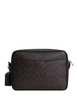 Coach Colton Crossbody Bag 25 In Signature Canvas With Patches Walnut Black