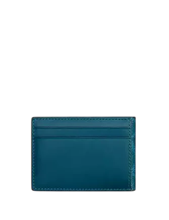 Coach Compact Billfold Wallet In Signature Canvas Aquamarine Teal