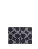 Coach Compact Billfold Wallet In Signature Canvas Denim
