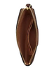 Coach Corner Zip Wristlet In Signature Canvas With Stripe