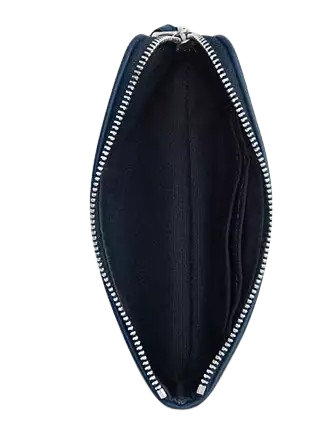 Coach Corner Zip Wristlet In Signature Jacquard Dark Denim