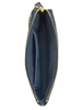 Coach Corner Zip Wristlet In Signature Regenerative Cotton Denim