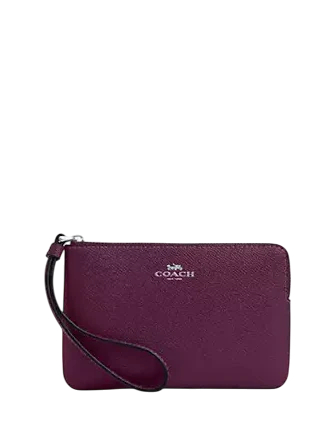 Coach Corner Zip Wristlet