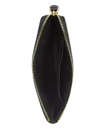 Coach Corner Zip Wristlet With Leopard Print
