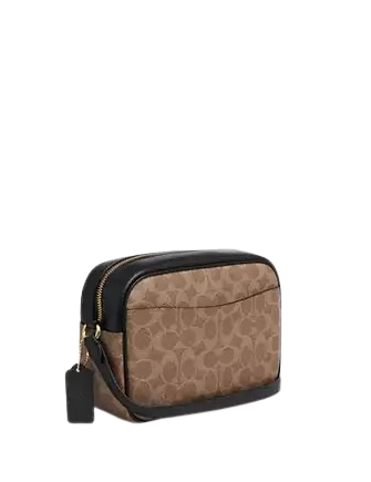 Coach Cosmic Coach Jamie Camera Bag In Signature Canvas With Rexy Print Tan