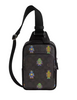 Coach Cosmic Coach Racer Sling Pack In Signature Canvas With Robot Print Walnut