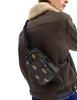 Coach Cosmic Coach Racer Sling Pack In Signature Canvas With Robot Print Walnut