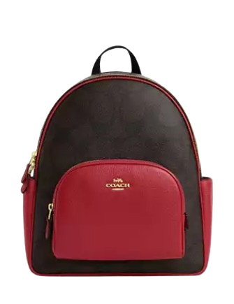Coach Court Backpack In Maxi Signature Canvas