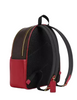 Coach Court Backpack In Maxi Signature Canvas Walnut True Red