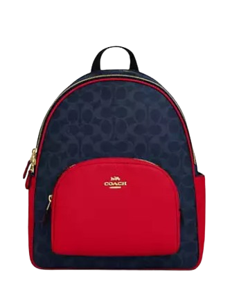 Coach Court Backpack In Signature Canvas
