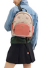 Coach Court Backpack In Signature Canvas With Floral Print Sand