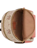 Coach Court Backpack In Signature Canvas With Floral Print Sand