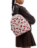 Coach Court Backpack With Cherry Print Chalk