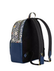 Coach Court Backpack With Floral Print Deep Blue