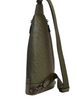 Coach Dominic Sling Pack In Signature Leather Olive Drab