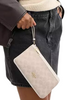 Coach Double Zip Wallet In Signature Canvas Sand Chalk