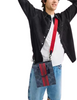 Coach Dylan Tote Bag In Signature Canvas With Varsity Stripe Midnight Navy