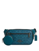 Coach Elias Belt Bag In Signature Canvas Aquamarine Teal
