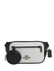 Coach Elias Belt Bag In Signature Canvas Chalk Black