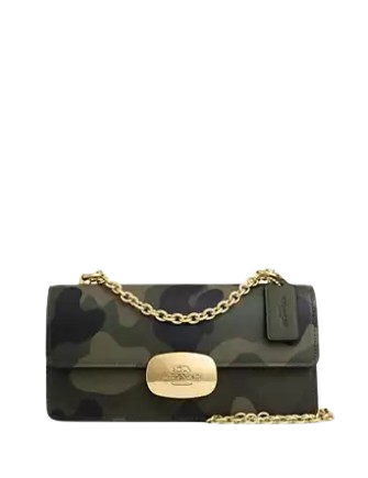 Coach Eliza Flap Crossbody Bag With Camo Print