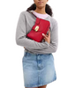 Coach Eliza Shoulder Bag With Zipper Closure Bold Red