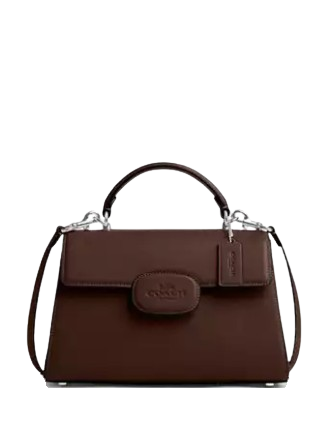 Coach Eliza Top Handle With Leather Covered Closure Maple