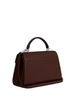 Coach Eliza Top Handle With Leather Covered Closure Maple