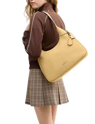 Coach Ella Shoulder Bag Soft Yellow