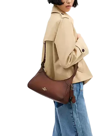 Coach Ella Small Shoulder Bag  Redwood
