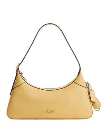 Coach Ella Small Shoulder Bag Soft Yellow