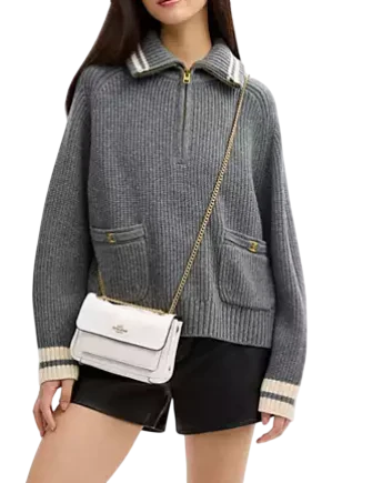 Coach Elodie Crossbody Bag 18 Chalk