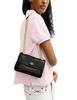 Coach Elodie Crossbody Bag 18 In Signature Canvas Walnut Black