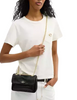 Coach Elodie Crossbody Bag 18 With Quilting Black