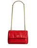Coach Elodie Crossbody Bag 18 With Quilting Candy Apple