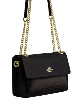 Coach Elodie Crossbody Bag 24 In Signature Canvas Walnut Black