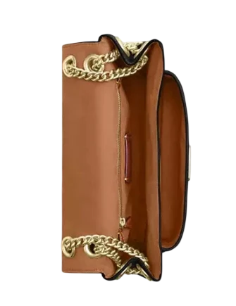 Coach Elodie Crossbody Bag 24 In Signature Canvas Walnut Black